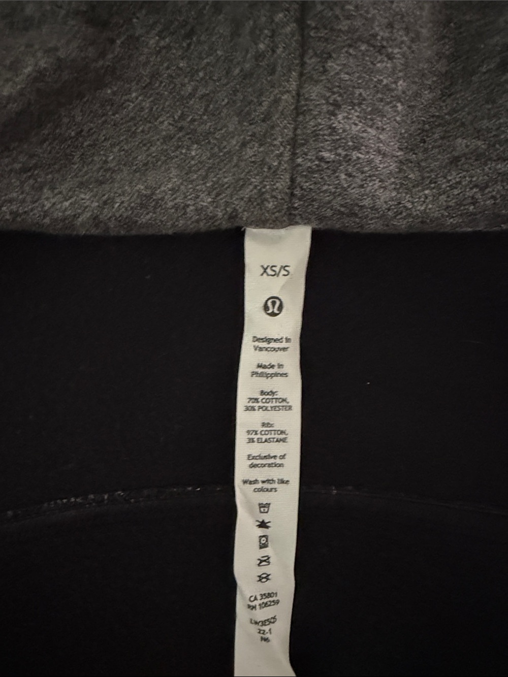 lululemon athletica Dark Gray Full-Zip Hoodie - Picture 2 of 3